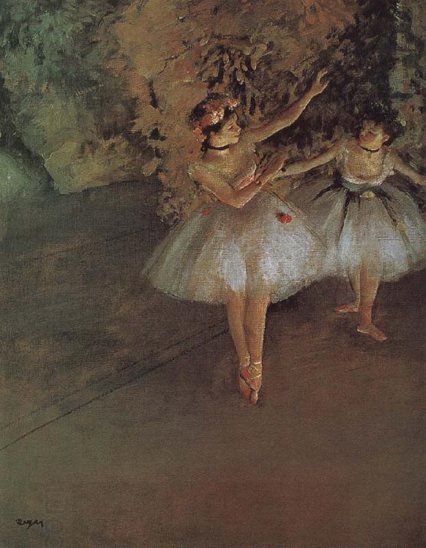 Edgar Degas Two dancer China oil painting art